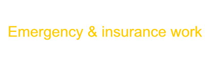 Emergency repairs and insurance work, T: 01 843 9979, M: 086 251 1411